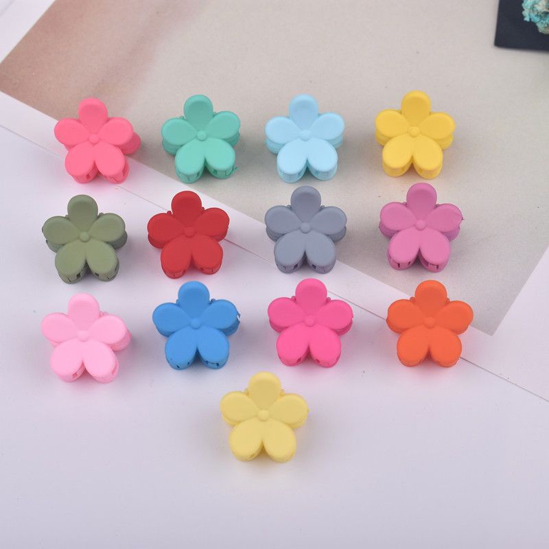 Kẹp tóc càng cua mini Yolody kẹp càng cua nhám loại 1 nhiều màu cho bé gái