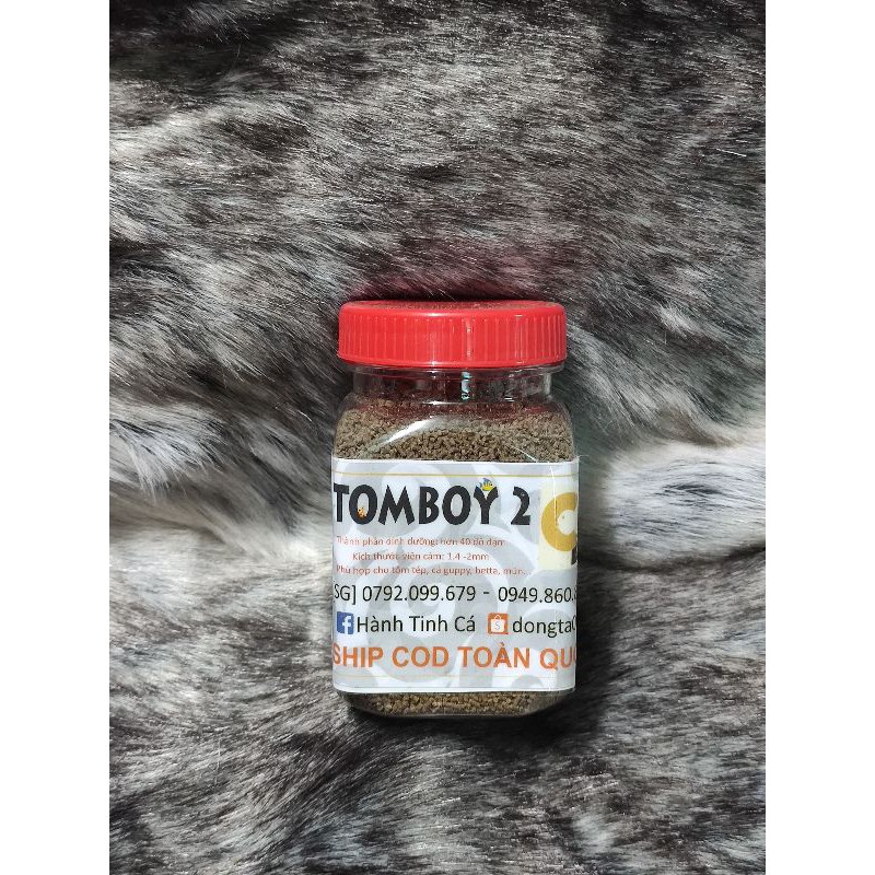 Hũ Nhỏ Cám Tomboy 2 - TOMBOY TB2 [viên hạt CHÌM kích thước 1,2 x 2mm]