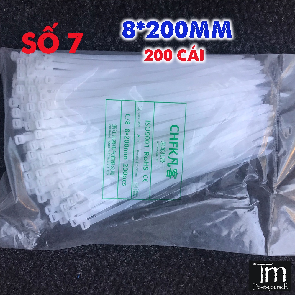 Dây Rút Nhựa - Dây Thít Đa Năng Đủ Kích Cỡ