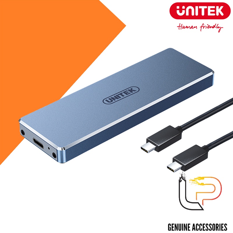 HỘP ĐỰNG Ổ CỨNG SSD TYPE-C NVME/SATA 10GB UNITEK