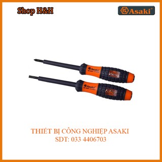 Tua vít cách điện & thử điện 5 mm x 100 mm Asaki AK-9086
