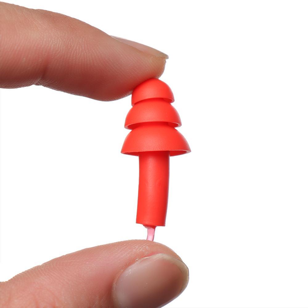 Nút Bịt Tai Bằng Silicon Mềm Bảo Vệ An Toàn Khi Đi Bơi Sự Bả