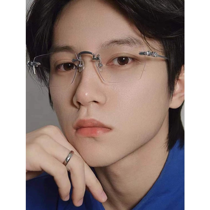 [+100°~+400°Kính Đọc Sách Không Gọng Thoải Mái Chống Mệt Mỏi Cho Nam Và Nữ