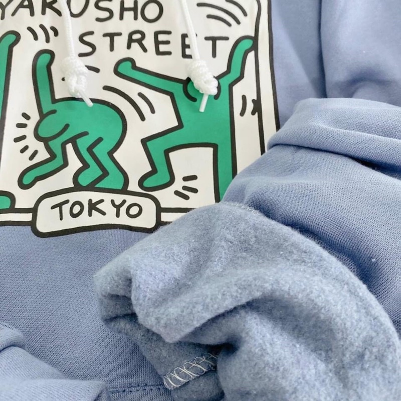 Áo hoodie nỉ lót bông Tokyo unisex | BigBuy360 - bigbuy360.vn