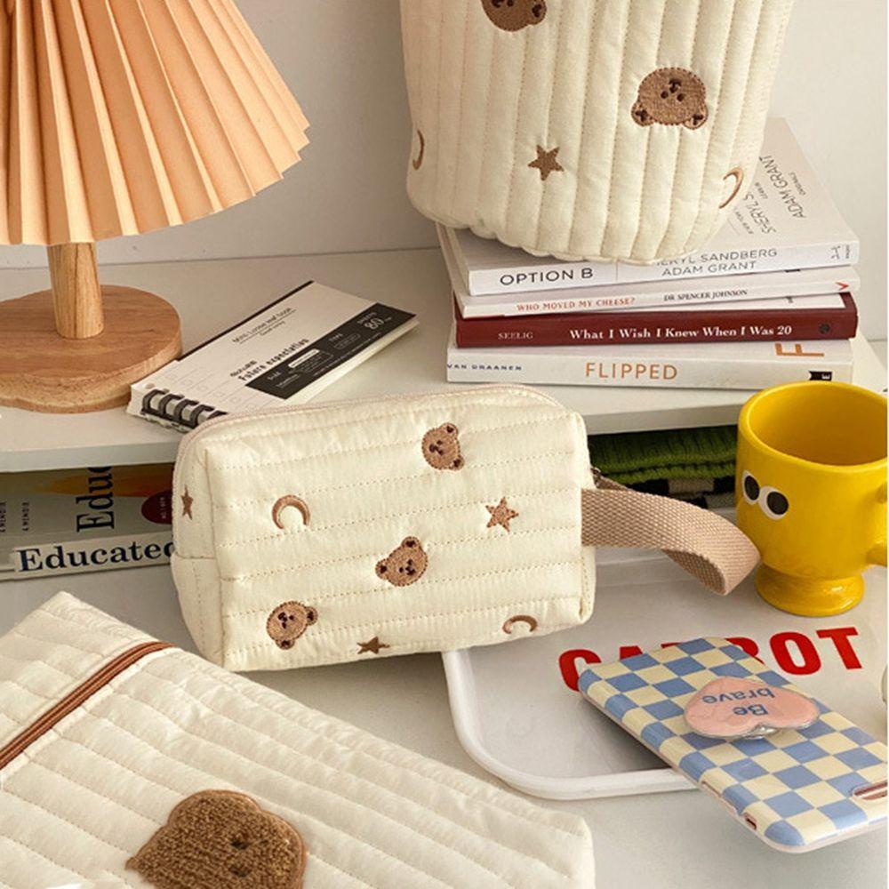 OCEANMAP Túi Đựng Mỹ Phẩm Son Môi / Đồ Trang Điểm Làm Đẹp Thời Trang Nhỏ Gọn Có Dây Đeo Cổ Tay Cho Nữ Sinh / Đi Du Lịch