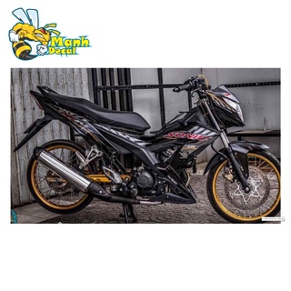 Ten rời xe sonic 150 dán xe đen
