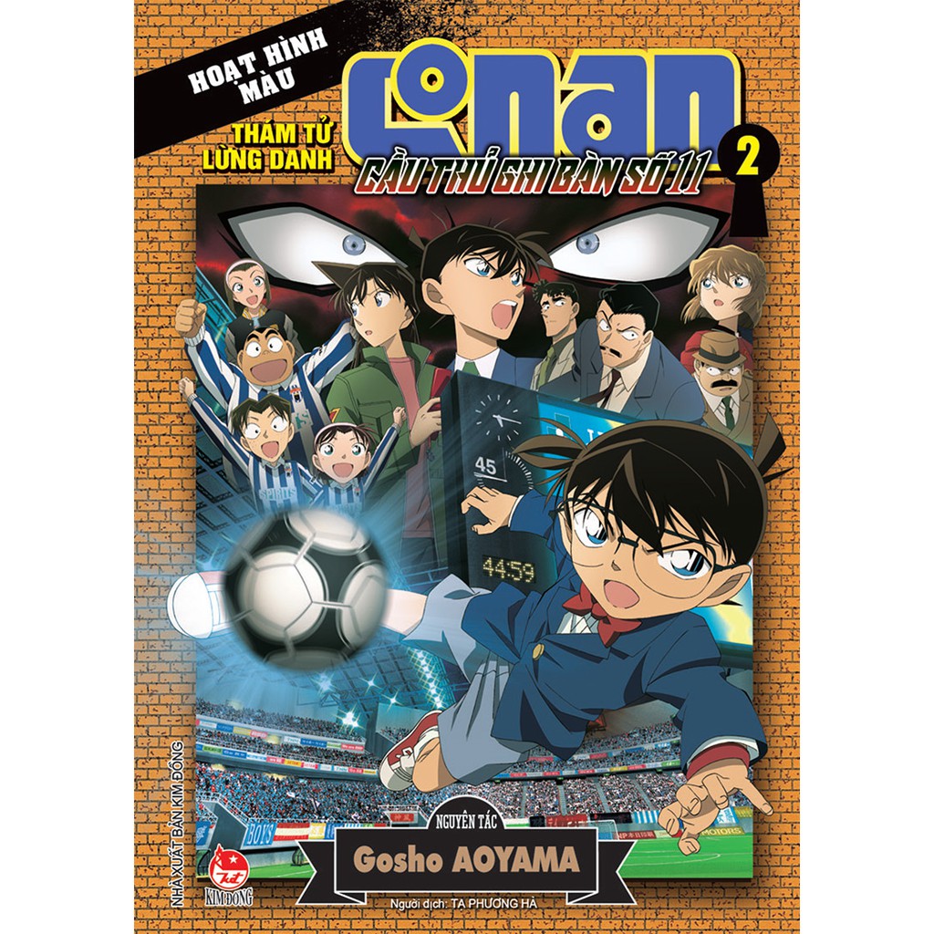 Sách - Thám tử lừng danh Conan - Hoạt hình màu - Cầu thủ ghi bàn số 11 - Tập 02