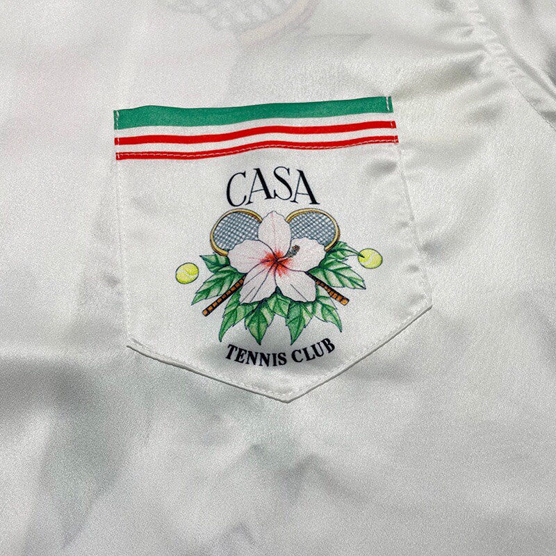 Áo sơ mi Casablanca tennis club shirt ss21