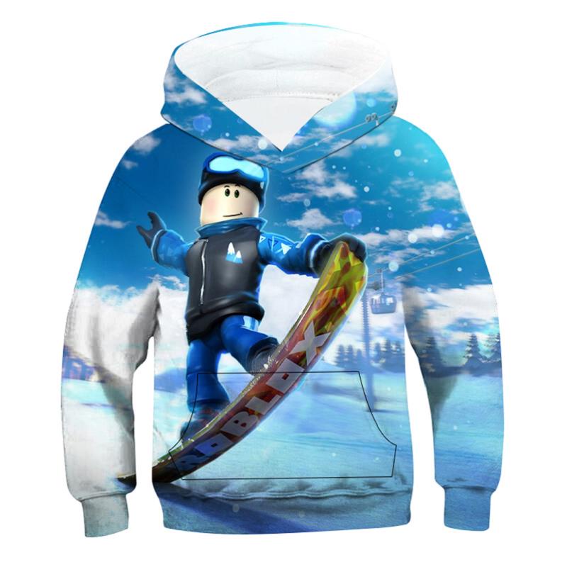 Hoạt Hình Áo Hoodie In Hình Roblox Dễ Thương Cho Bé
