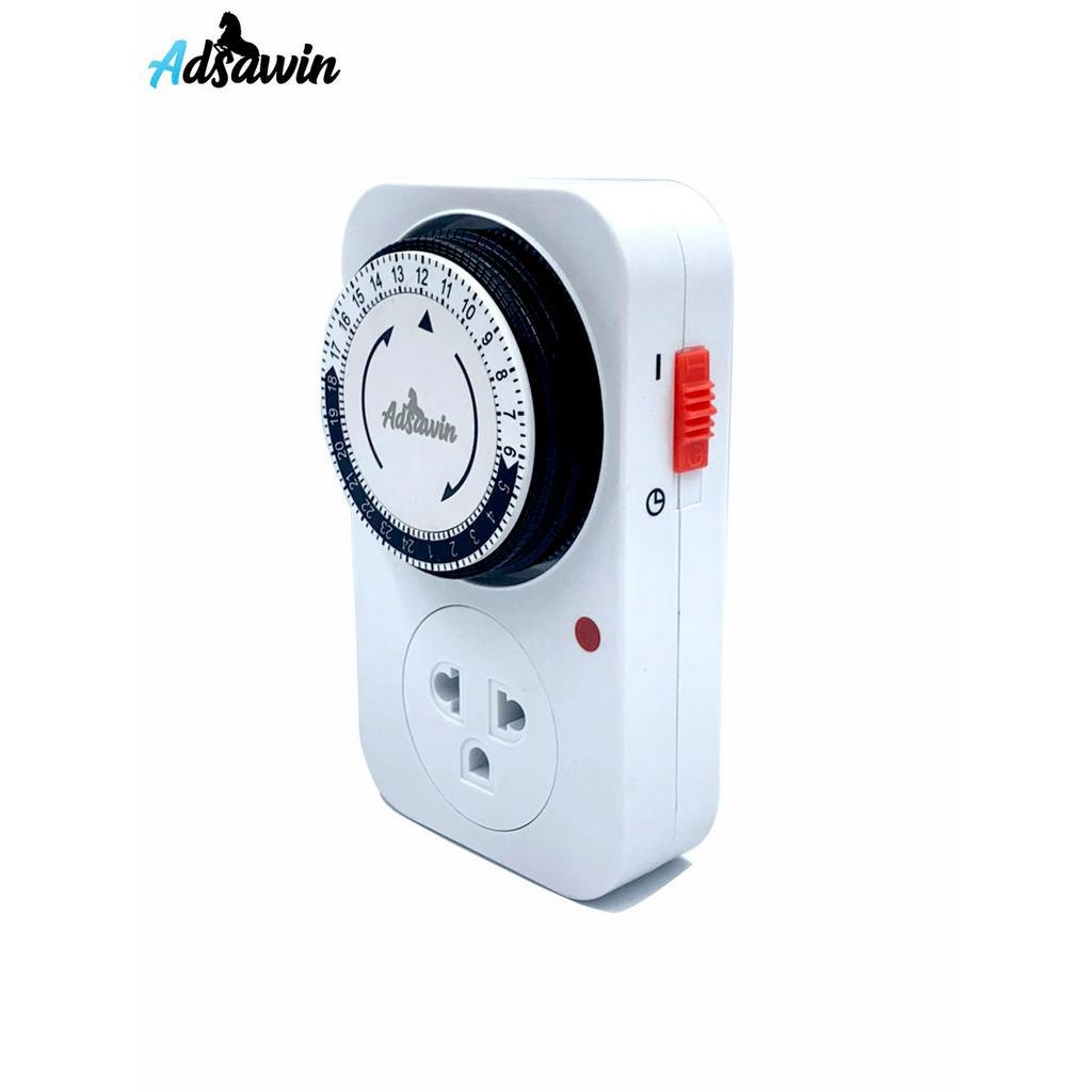 MT3 Ổ cắm  hẹn giờ Adsawin Thailand, hẹn giờ tắt bật các thiệt bị -Công suất 3600W- MT3