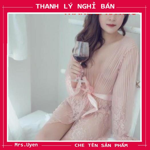 Áo choàng ngủ sexy, áo choàng đi biển ren quến rũ, gợi cảm, chụp ảnh studio, indoor | BigBuy360 - bigbuy360.vn