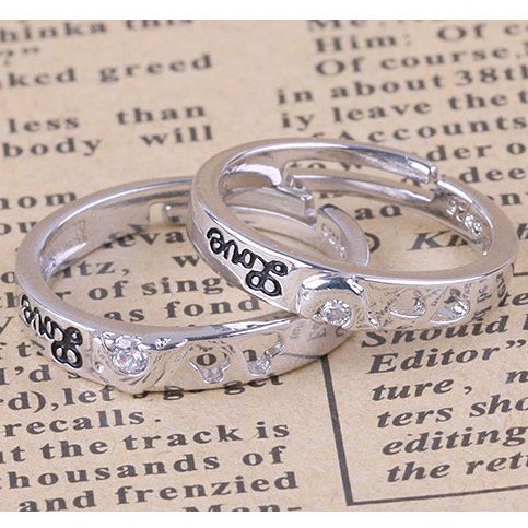 Nhẫn Cặp Nam, Nữ Phong Cách Hàn Quốc NC126