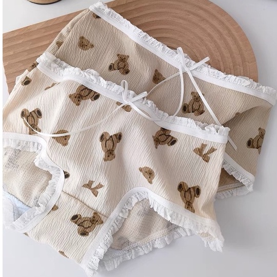 Quần lót nữ cotton xốp Brown Bear CÓ SIZE BRABOX QC74
