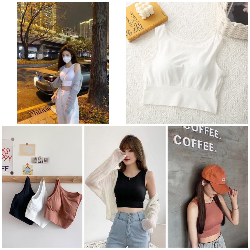 Áo Bra Tập Gym 🎀FREESHIP🎀 Bra Thể Thao Cotton Dáng Croptop - Áo Ngực Không Gọng 6666 | BigBuy360 - bigbuy360.vn