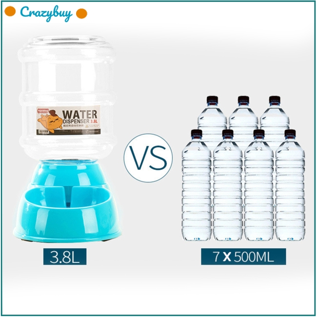 Bình Uống Nước Tự Động Cho Thú Cưng 3.8l
