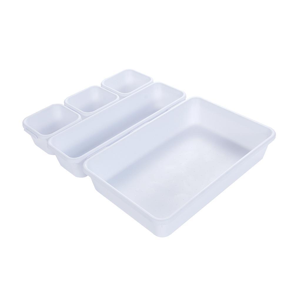 MELODG Set 8 Ngăn Kéo Đựng Trang Sức Tiết Kiệm Không Gian Bằng Nhựa Mới