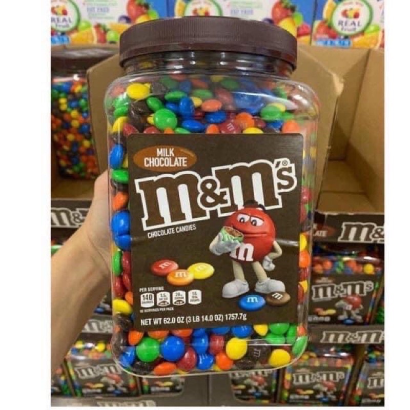 Socola M& M có nhân và không nhân 1,757 kg