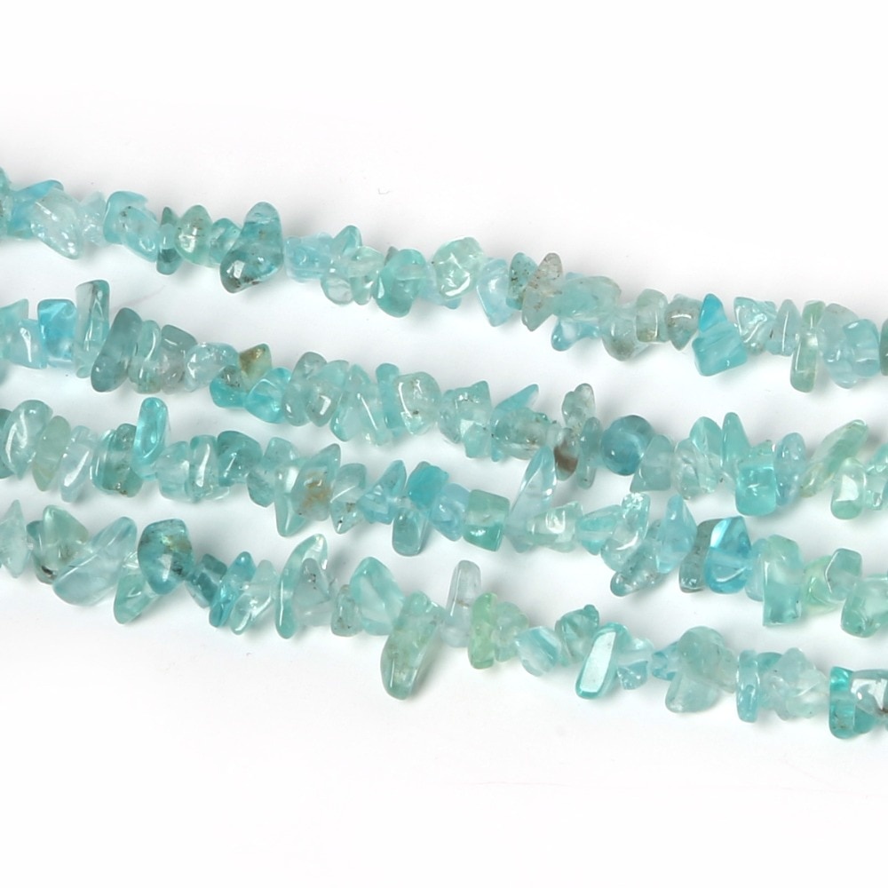 Hạt Đá Olivine Tự Nhiên Màu Xanh Dương 80Cm Làm Trang Sức