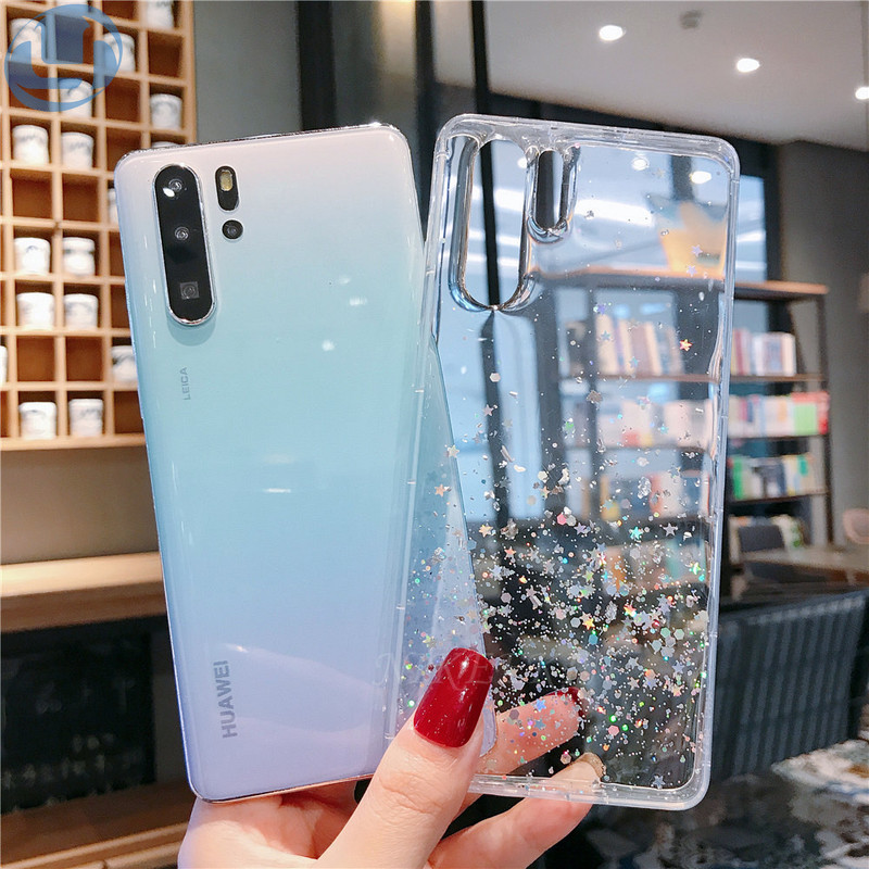 Ốp điện thoại TPU silicon kim tuyến chống số cho OPPO A3S A5S A7 A9 F5 F7 F9 F11 Realme 3 5 6 Pro 5i 6i A12E A12