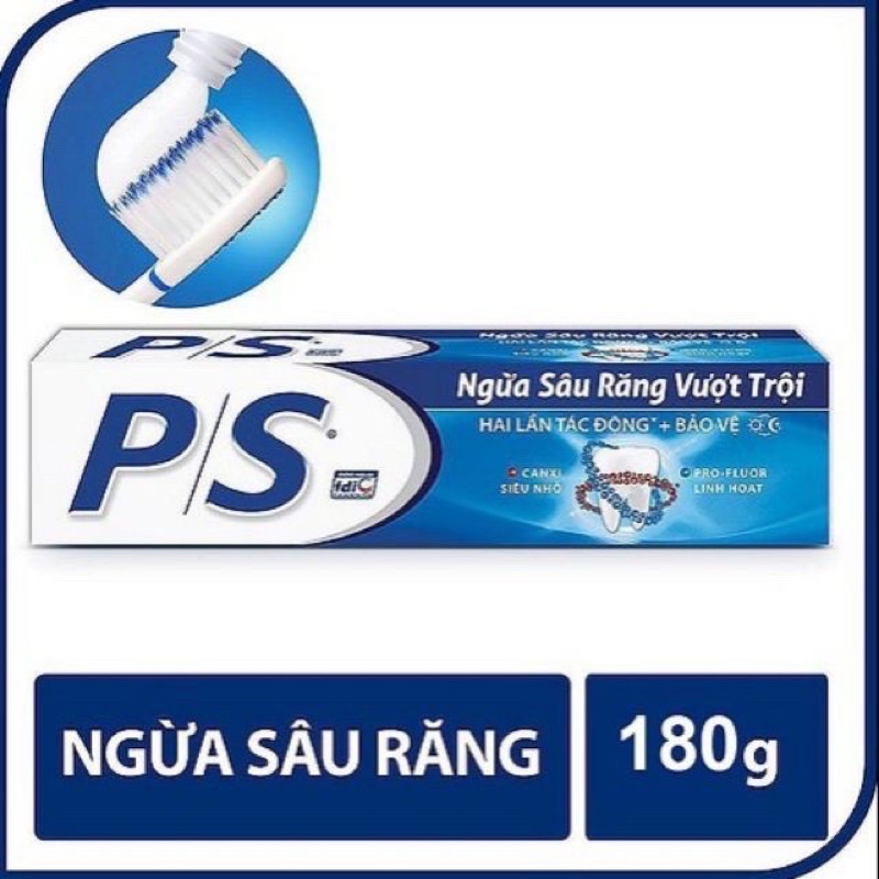Kem đánh răng P/S ngừa sâu răng vượt trội 180g