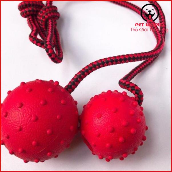 Đồ Chơi Bóng Cao Su Có Dây Huấn Luyện Chó Mèo