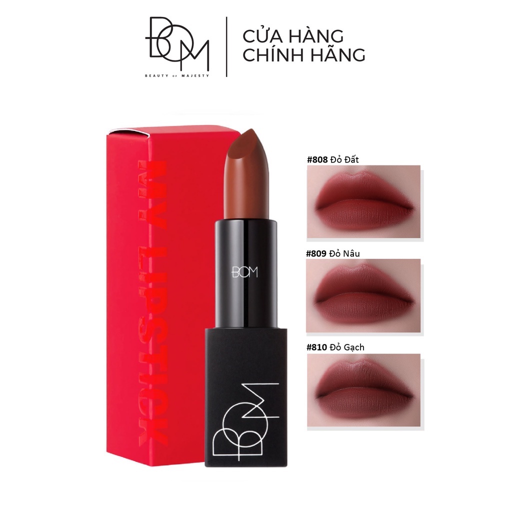 Son Thỏi Lì Siêu Mịn BOM My Lipstick 3.5g