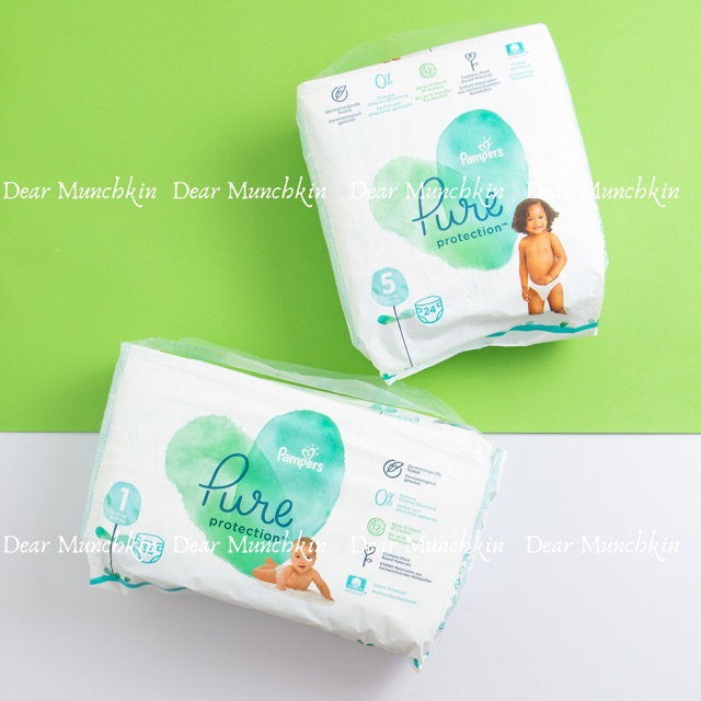 Tã Dán Pampers Pure Protection UK SIZE 2/3/4/5 ( 66M)