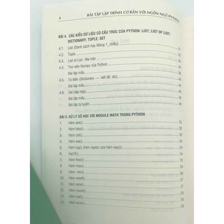 Bài tập lập trình cơ bản với ngôn ngữ Python