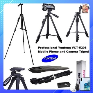 Tripod Điện Thoại Và Máy Ảnh   5208   chinh hãng CÓ ĐIỀU KHIỂN TỪ XA