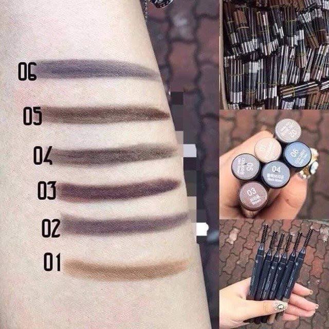 Chì Kẻ Mày 2 Đầu THE FACE SHOP TFS Designing Eyebrow Pencil 0.3g