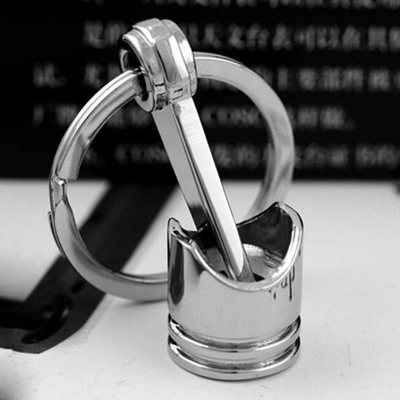 Móc Khóa Piston Hình Khối Lắp Ráp Thông Dụng