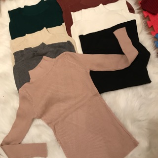 Áo len cổ 3 phân body
