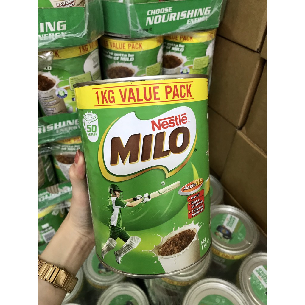 Combo 2 hộp Milo Úc 1Kg