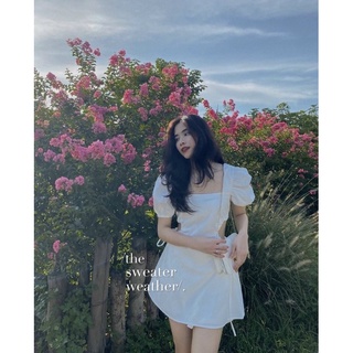 Đầm cutout eo rút dây