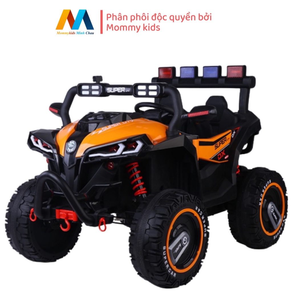 Xe Ô Tô Điện MOMMYKIDS MINH CHÂU XE ĐIỆN ĐỊA HÌNH CHO Trẻ Em Tải Trọng 70-80kg Cực Khủng 2 Chỗ Ngồi