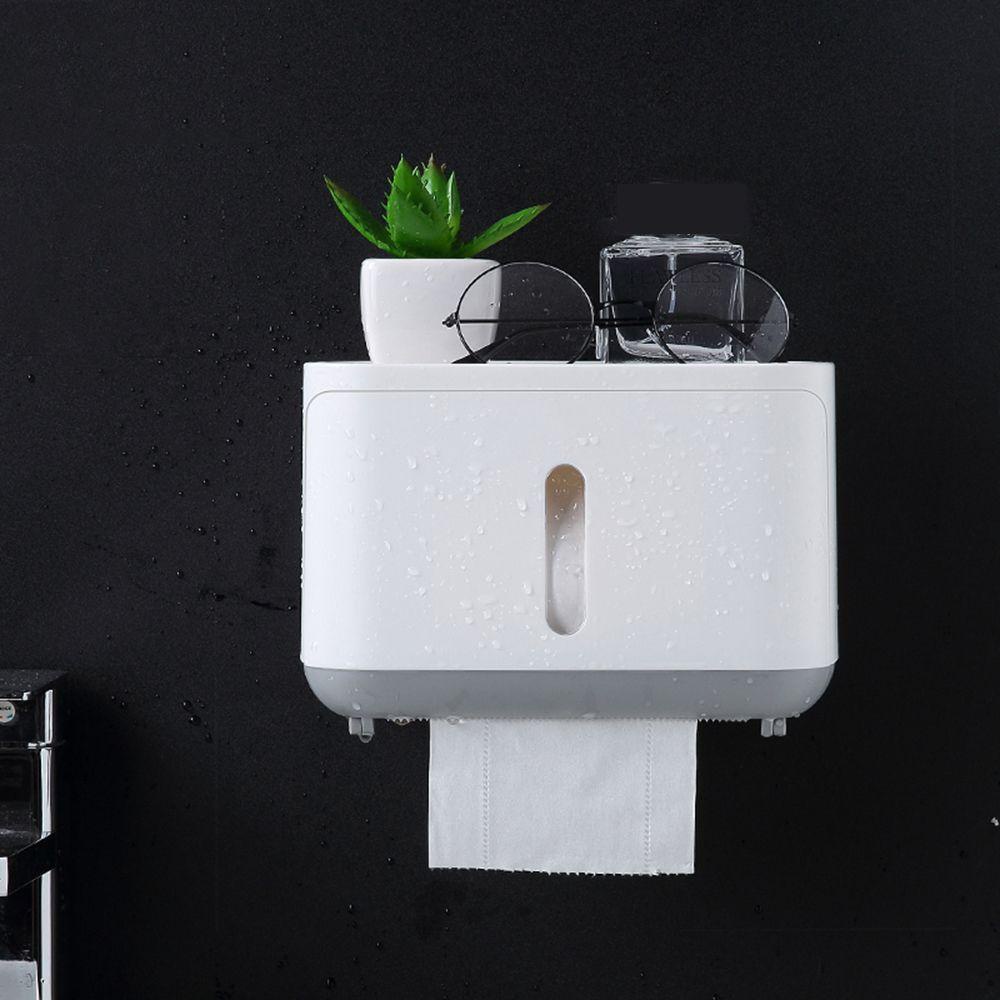 YOLA Giá Đỡ Cuộn Giấy Vệ Sinh Gắn Tường Đa Năng Chống Nước Không Cần Đục Lỗ