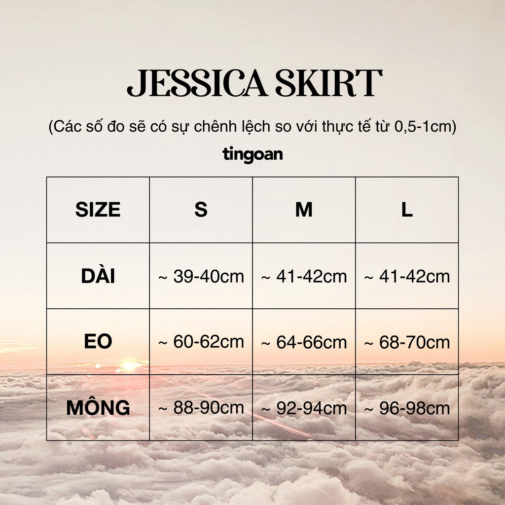 TINGOAN® - Chân váy cạp lưng cao đuôi cá xám tingoan JESSICA SKIRT/GR
