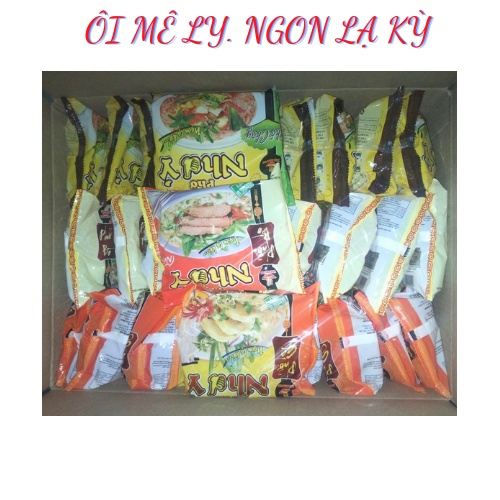 Thùng 30gói Phở Như Ý gồm 3 loại chay + mặn