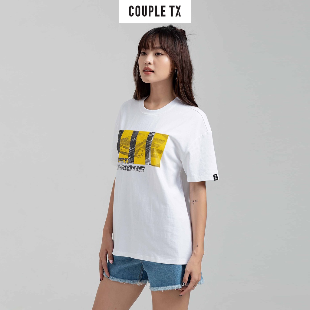 Áo Thun Nữ Couple TX Relax In Tram Xe FF WTS 2184