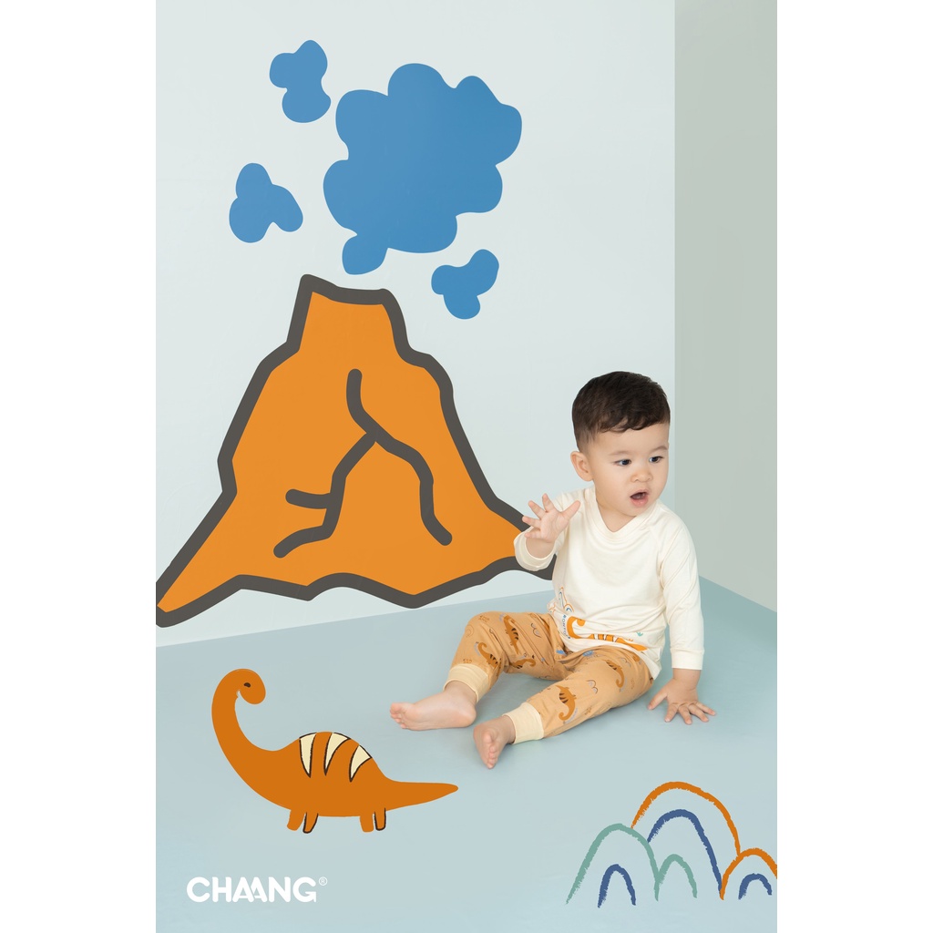 Chaang Bộ dài raglan cho bé trai Pony&amp;Dino