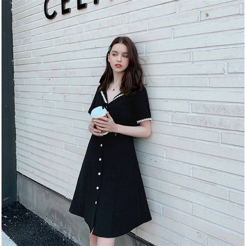 NRVP Đầm xuân hè phong cách Hàn Quốc dáng rộng hợp thời trang cho nữ