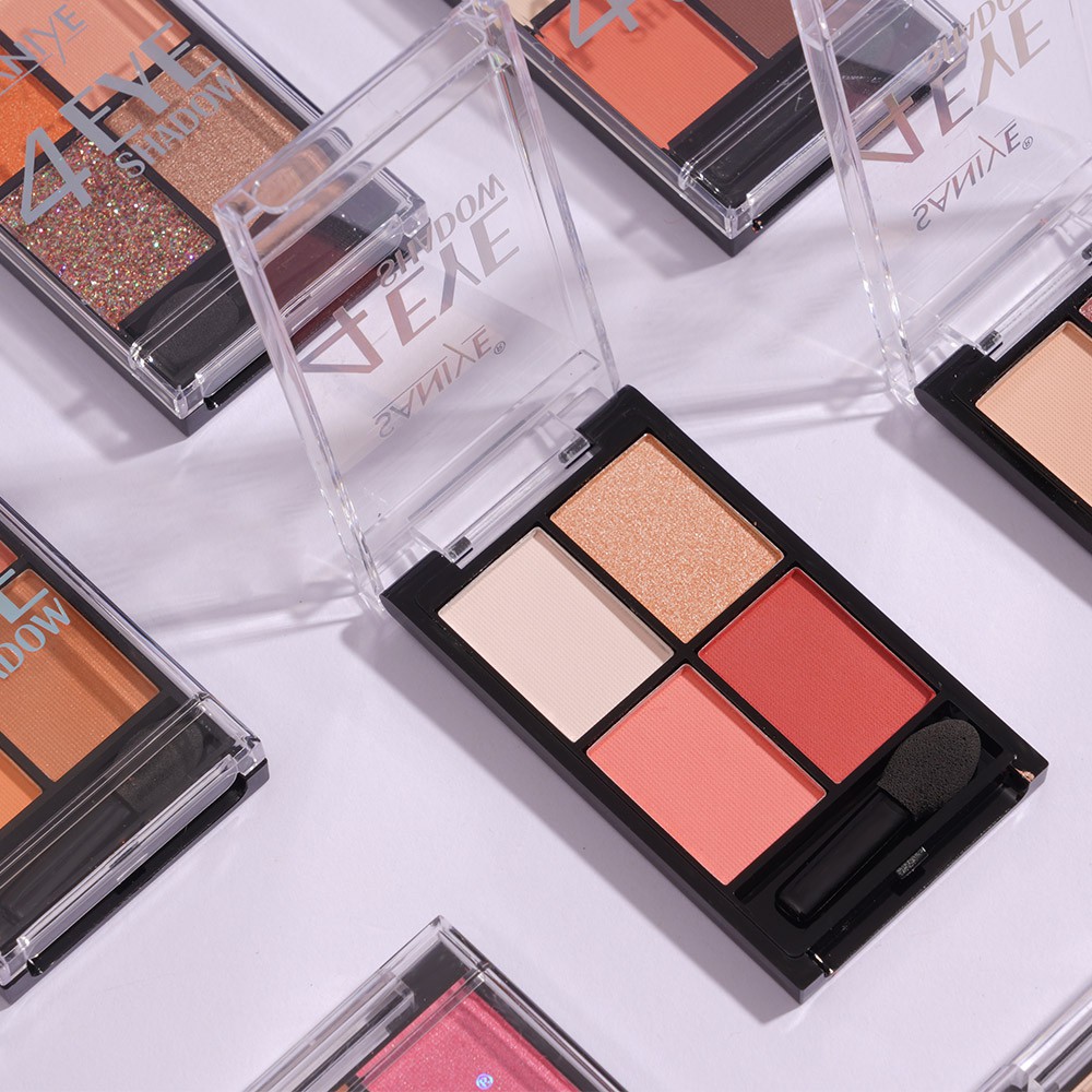 Bảng phấn mắt 4 màu nhũ mini chống thấm nước | BigBuy360 - bigbuy360.vn