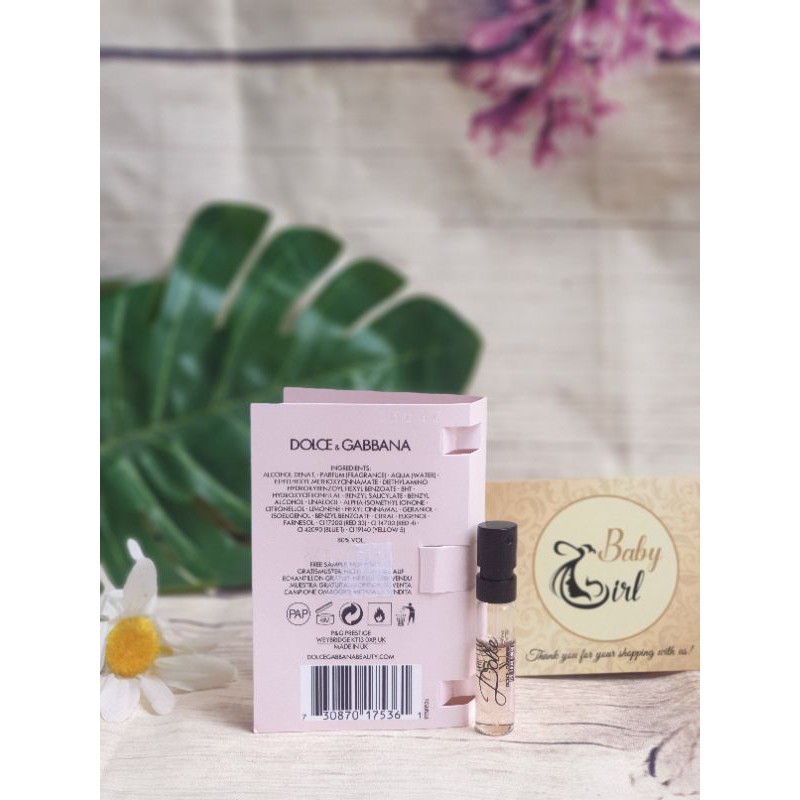 Nước hoa sample nữ Dolce Rosa Excelsa for women 1.5ml | Thế Giới Skin Care