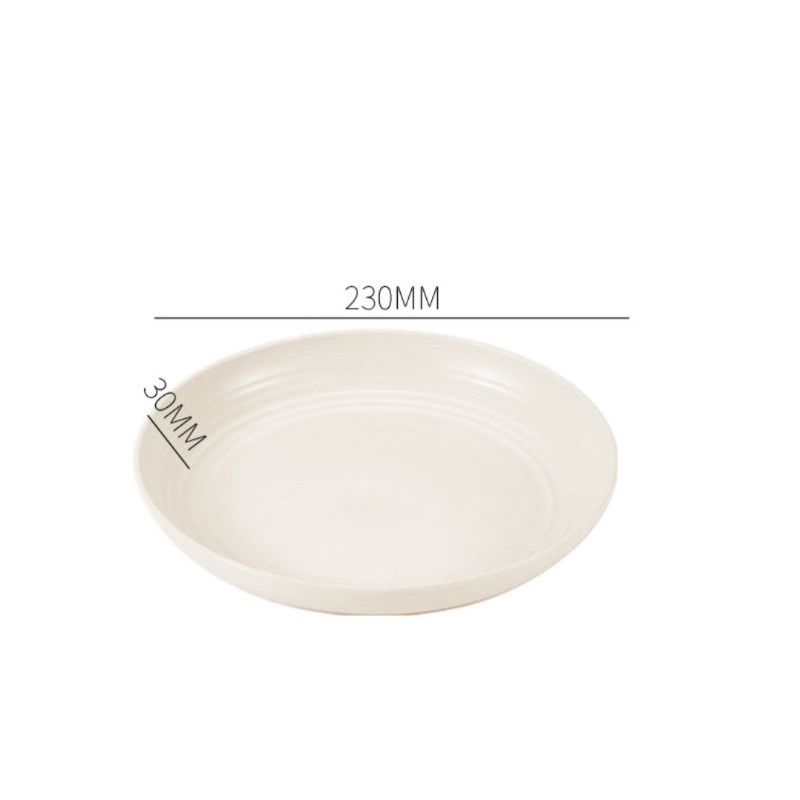 Dĩa nhựa tròn lúa mạch nhiều size