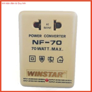 Adapter winstar NF-70 đổi nguồn 110 220VAC .