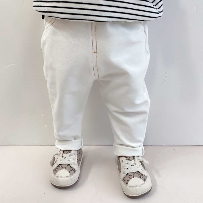 Quần Jean Trắng cho bé Trai Hàng Quảng Châu.