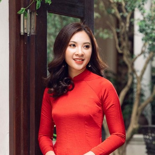 Áo Dài Cách Tân Lụa Tô Châu - Màu Đỏ ( hàng kỹ - hình thật )