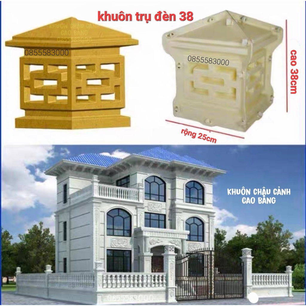 Khuôn đúc trụ đèn