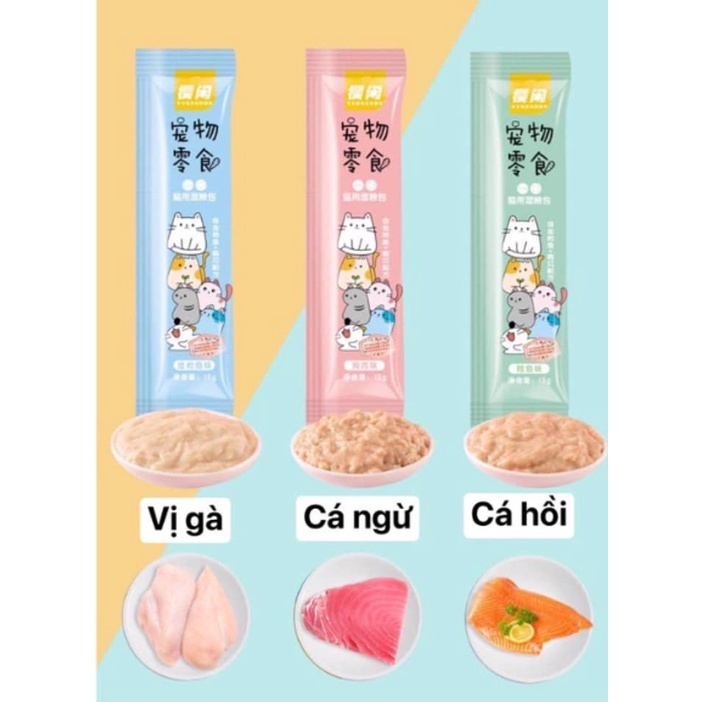 Súp thưởng Shizuka cho mèo 15g thơm ngon dinh dưỡng