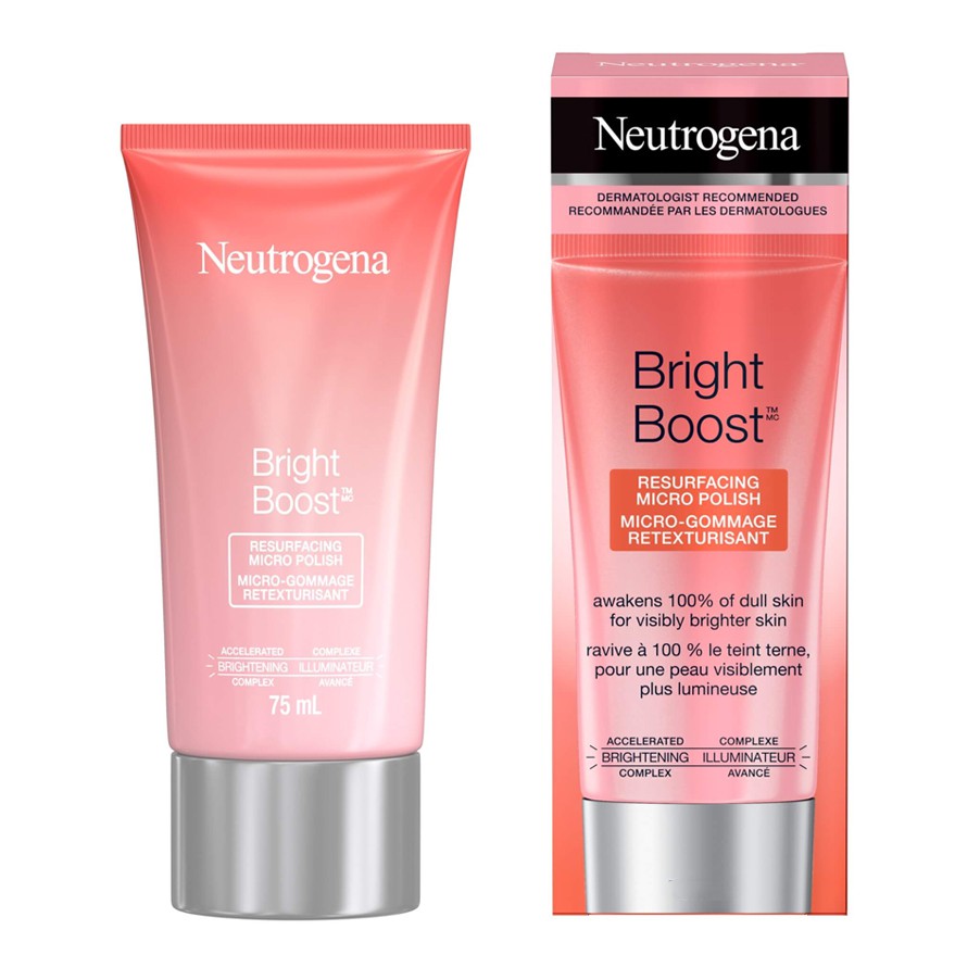 Kem tẩy tế bào chết da Neutrogena Bright Boost 75ml